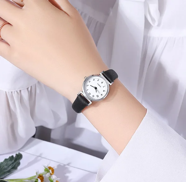 Hight Quality Brand Quartz Watch Ladies Fashion Small Dial Casual Watch Leather Strap Wristwatch for Women Relojes Para Mujer - Image 8