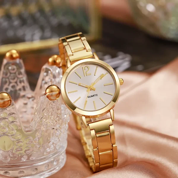 Women Elegant Watch Stainless Steel Casual Fashion Dial Digital Ladies Watches Quartz Wristwatch Reloj Mujer Girls Clock Gift - Image 4