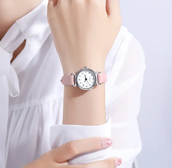 Hight Quality Brand Quartz Watch Ladies Fashion Small Dial Casual Watch Leather Strap Wristwatch for Women Relojes Para Mujer - Image 7