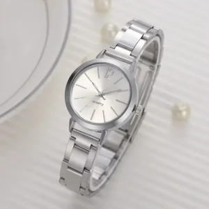 Women Elegant Watch Stainless Steel Casual Fashion Dial Digital Ladies Watches Quartz Wristwatch Reloj Mujer Girls Clock Gift