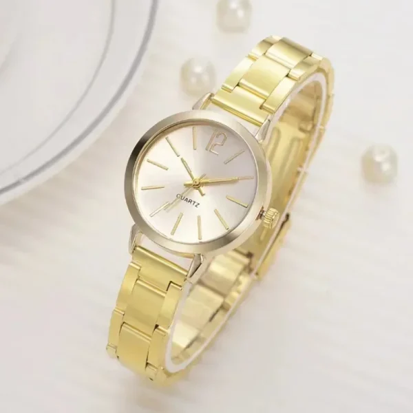Women Elegant Watch Stainless Steel Casual Fashion Dial Digital Ladies Watches Quartz Wristwatch Reloj Mujer Girls Clock Gift - Image 3