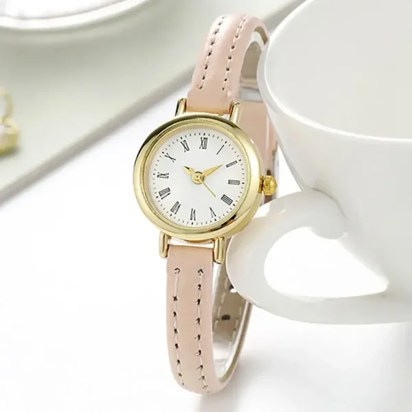 Lady Watch Accurate Thin Strap Delicate Vintage Ultra-small Dial Decoration Alloy Academy Style Quartz Watch Clothing Accessory - Image 3