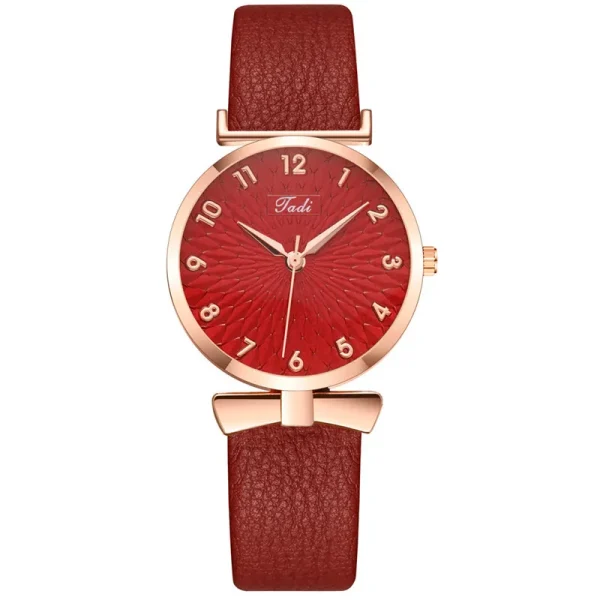 Fashion Women Watch Pu Leather Strap Wristwatch Quartz Watches For Women Clock Ladies Watch Gift Reloj Mujer Montre Femme - Image 4