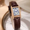 New Pagani Designs Quartz Watches For Woman Simple Rectangle Woman Watch Brown Leather Band Gifts Reloj Mujer relojes para damas
