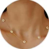 Women Dainty Daisy Pearl Choker Necklace Flower Necklaces Gift 14K Gold Plated Stainless Steel Necklace Birthday Gift for Her